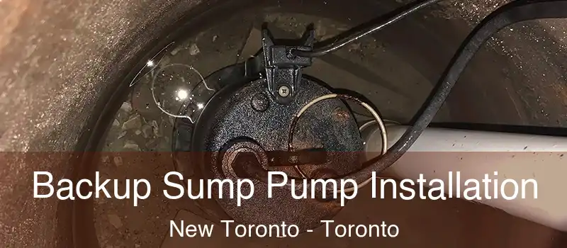  Backup Sump Pump Installation New Toronto - Toronto